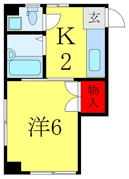 河村ビル ｜東京都文京区向丘2丁目(賃貸マンション1K・3階・20.00㎡)の写真 その2