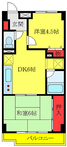 ココダンディオブ井元 503｜東京都北区王子本町1丁目(賃貸マンション2DK・5階・38.70㎡)の写真 その2