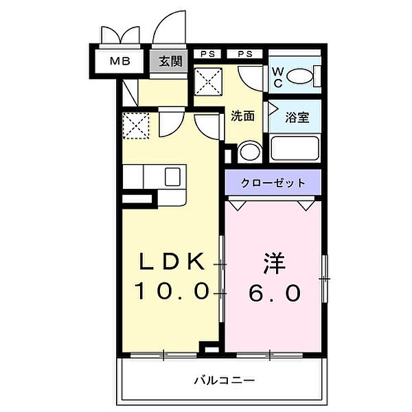 ロイヤルパイン　ストリーム 304｜東京都板橋区蓮根1丁目(賃貸マンション1LDK・3階・40.03㎡)の写真 その2