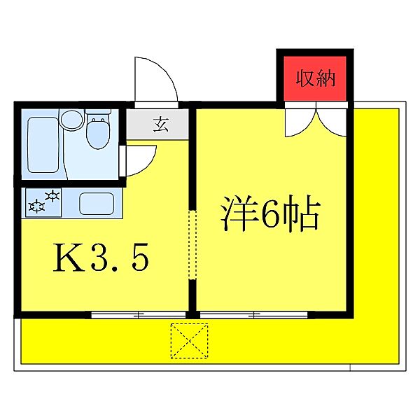 アーバンコロニー滝野川 402｜東京都北区滝野川5丁目(賃貸マンション1K・4階・20.16㎡)の写真 その2