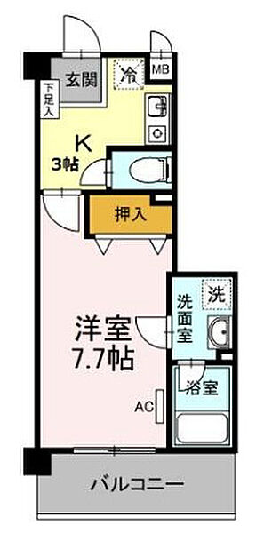 フローラリア ｜東京都板橋区徳丸3丁目(賃貸マンション1K・1階・26.87㎡)の写真 その2