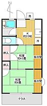 シティーハイム健 102 ｜ 東京都豊島区長崎3丁目（賃貸アパート2K・1階・33.00㎡） その2