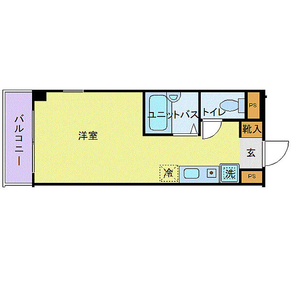 東京都千代田区神田神保町1丁目(賃貸マンション1K・8階・22.79㎡)の写真 その2