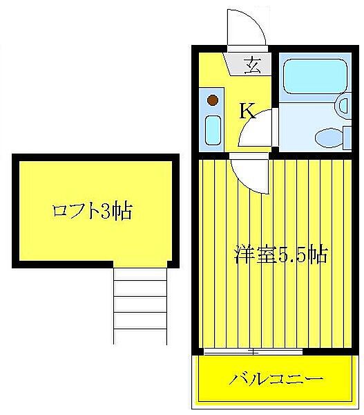 東京都板橋区富士見町(賃貸アパート1K・2階・13.52㎡)の写真 その2