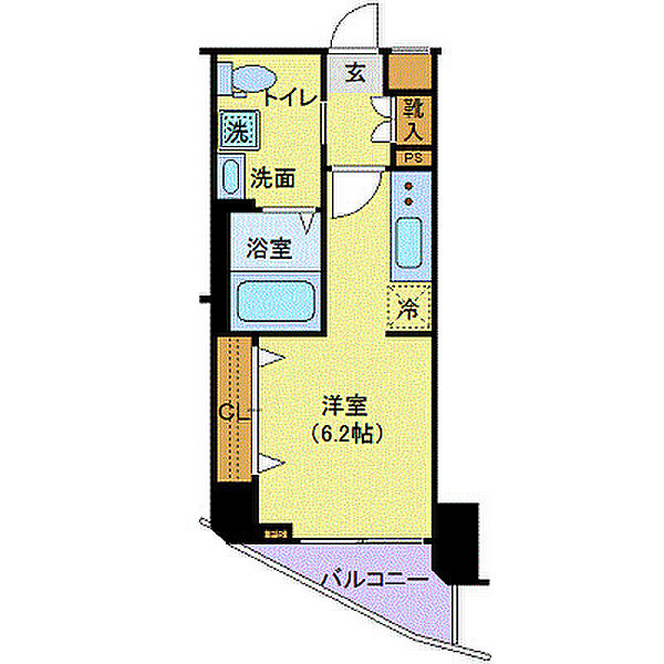 東京都豊島区池袋本町4丁目(賃貸マンション1R・4階・20.44㎡)の写真 その2