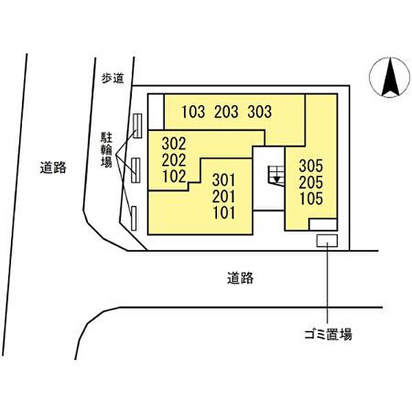 東京都足立区六町2丁目(賃貸アパート1LDK・3階・37.95㎡)の写真 その2