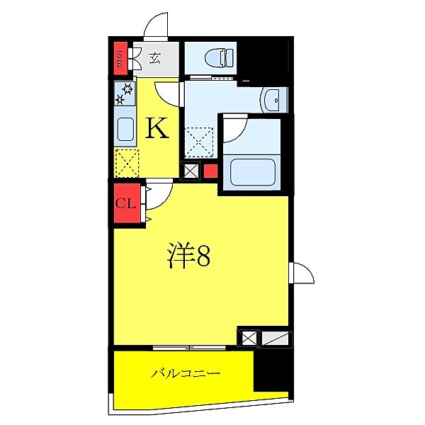 ルネサンスコート本蓮沼 602｜東京都板橋区清水町(賃貸マンション1K・6階・25.80㎡)の写真 その2