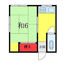 坪内荘 201 ｜ 東京都練馬区旭丘1丁目（賃貸アパート1K・2階・20.25㎡） その1