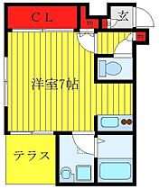 ローラン2 102 ｜ 東京都北区田端1丁目13-8（賃貸アパート1R・1階・25.00㎡） その2