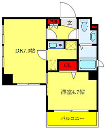 JR山手線 大塚駅 徒歩8分の賃貸マンション 14階1LDKの間取り