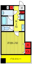 西川ビル  ｜ 東京都荒川区西日暮里5丁目（賃貸マンション1K・8階・24.45㎡） その2