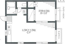 ファミール7 1LDKの間取図画像