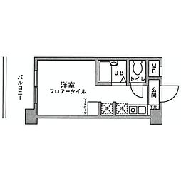 アックス横浜戸塚 ワンルームの間取図画像