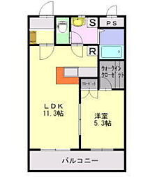 センチュリア 1LDKの間取図画像