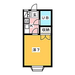 間取図画像 1K