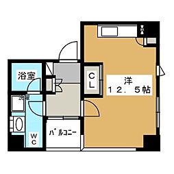 コンフォリア池袋 ワンルームの間取図画像