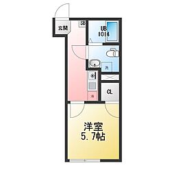 文京区小石川3丁目マンション 1Kの間取図画像