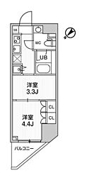 ARKMARK巣鴨Sta. 2Kの間取図画像