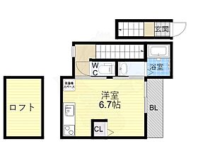 兵庫県神戸市灘区箕岡通１丁目（賃貸アパート1R・2階・22.30㎡） その2