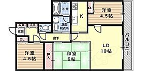 ロマンツェ東灘  ｜ 兵庫県神戸市東灘区青木２丁目14番21号（賃貸マンション3LDK・4階・68.48㎡） その2