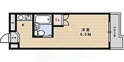 ジョイフル六甲 1Kの間取図画像