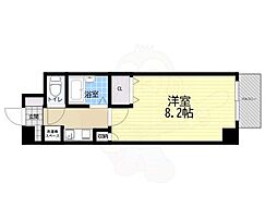 ヴィラ・セゾン甲南 1Kの間取図画像