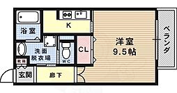 Kostbar 1Kの間取図画像