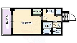 メゾン・ド・ヴィレ・ボヤージュ 1Kの間取図画像