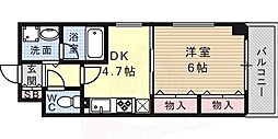 エスペランサ御影 1DKの間取図画像