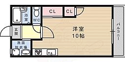 ナショナルハイツ 1Kの間取図画像