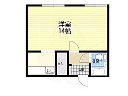 みだ六マンション ワンルームの間取図画像
