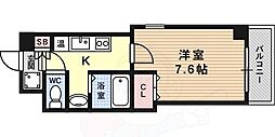 ルミエール王子公園 1Kの間取図画像