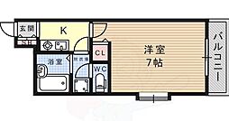 メゾン・ド・ローリエ 1Kの間取図画像