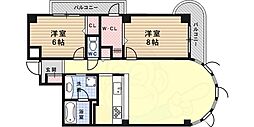 エルム御影 2LDKの間取図画像