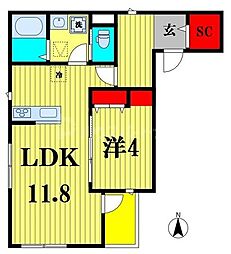 間取図画像 1LDK
