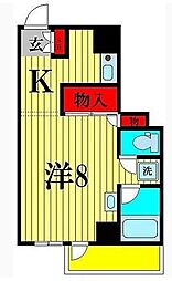間取図画像 1K
