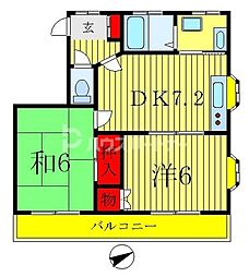 間取図画像 2DK