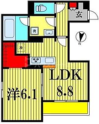 間取図画像 1LDK