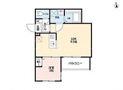 間取図画像 1LDK