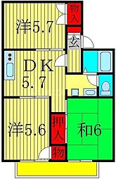 間取図画像 3DK