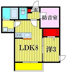 間取図画像 1SLDK