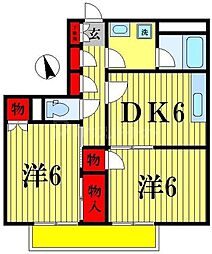 間取図画像 2DK