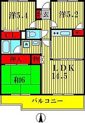 間取図画像 3LDK