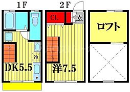 ティロ・フィナーレ 1DKの間取図画像