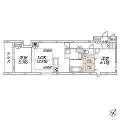 物件の間取り
