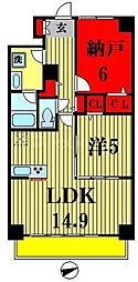コンフォリア北小金 1SLDKの間取図画像