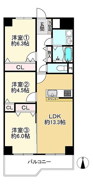 間取りを拡大表示