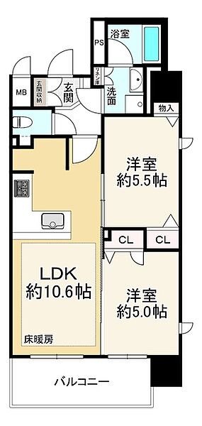 間取りを拡大表示