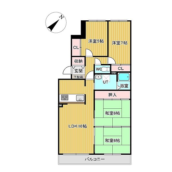 間取りを拡大表示