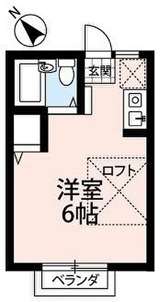 ヴァンヴェール所沢 205｜埼玉県所沢市大字北秋津(賃貸アパート1R・2階・16.00㎡)の写真 その2